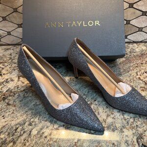 ANN TAYLOR - Glitter Straight Heel Pumps - BRAND NEW/NEVER WORN